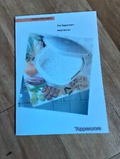 Instruction leaflet tupperware for sale  BASINGSTOKE