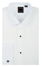 Mens White Marcella White Tie STD Evening Formal Dress Tux Shirt Black Studded, used for sale  Shipping to South Africa