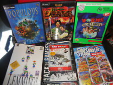 COLECCIÓN PC JUEGOS RETRO Lemmings Populous Worms montaña rusa magnate parque de esquí segunda mano  Embacar hacia Argentina