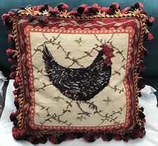 Beautiful embroidered rooster for sale  Ledgewood
