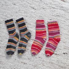 Wollsocken stricksocken streif gebraucht kaufen  Witten-Bommern