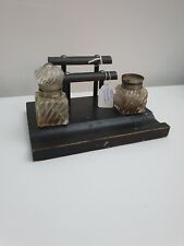 Vintage double inkwell for sale  LIVINGSTON