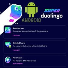 Super duolngo subscription for sale  Shipping to Ireland