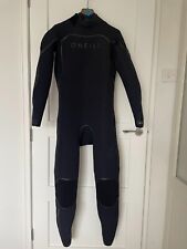 O'Neill Psycho One 4/3 Mens Back Zip Full Wetsuit Black Large, used for sale  WYMONDHAM
