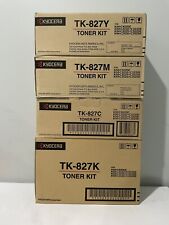 Kit de toner Kyocera TK-827 conjunto de 4 KYCM para KM-C4035E KM-C3232 KM-C2520 novo comprar usado  Enviando para Brazil