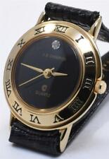 Relógio feminino NOS JB Champion com manutenção destaque de diamante mostrador preto pulseira de lagarto comprar usado  Enviando para Brazil