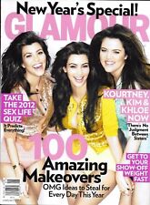 Usado, Revista Glamour Kim Kourtney Khloé Kardashian Demi Lovato Especial de Ano Novo 2012 comprar usado  Enviando para Brazil