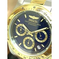 Relógio masculino Invicta 3644 Speedway mostrador azul cronógrafo quartzo dois tons aço comprar usado  Enviando para Brazil