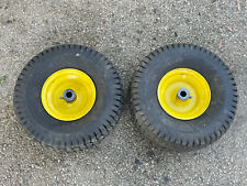 John Deere D110 Carlisle Turf Saver Front Tires 15x6-6 E100 E120 E130 D100 D105 for sale  Shipping to South Africa