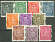 Yugoslavia 1931, definitivos con nombre de grabador "Д. ВАГНЕР" Mi.# 228-237 I, MNH segunda mano  Embacar hacia Argentina