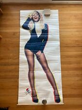 PÓSTER DE COLECCIÓN BEYONCE PEPSI COLA PROMOCIÓN ADHESIVA PUBLICIDAD 69,5"" x 30"" de colección segunda mano  Embacar hacia Argentina