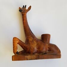 Carved wooden giraffe for sale  Shipping to Ireland