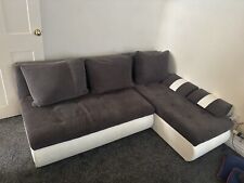Grey corner sofa for sale  PETERBOROUGH