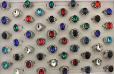 Lotes por atacado de joias masculinas femininas 32 peças pequenos anéis de liga da moda de vidro misto comprar usado  Enviando para Brazil