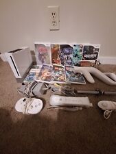 Nintendo Wii Console Bundle White With 10 Games, 3 Zelda Games Star Wars Cod  for sale  Shipping to South Africa