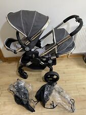 Used, ICandy Peach Double Pushcahir Pram Buggy In Truffle for sale  Shipping to South Africa