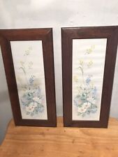 Two floral framed for sale  BALLYMONEY