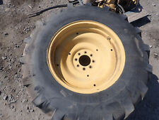 New Holland 555E Backhoe Rear Drive Wheels and Tires Set 85803679 16.9 - 28 675E for sale  Carbondale