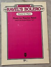 1929, bolero de Ravels, música, Maurice Ravel, partitura vintage segunda mano  Embacar hacia Argentina