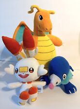 BAB Pokemon Dragonite 14" Pelúcia Orange Dragon Nintendo 2020 + Popplio Scorbunny comprar usado  Enviando para Brazil