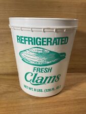 Refrigerated fresh clams for sale  La Follette