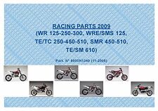 Husqvarna Racing Parts Manual Book 2009 SMR 450, SMR 510, TE 610 & SM 610 comprar usado  Enviando para Brazil