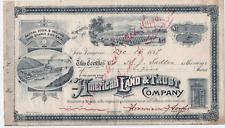 1887 stock certificate for sale  San Francisco