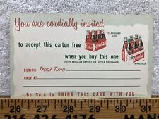 Botellas tamaño King de Coca Cola década de 1950 paquete gratuito de 6 postales , usado segunda mano  Embacar hacia Argentina