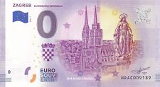 Banknot 0 euro CHORWACJA - ZAGREB ZAGREBACKA KATEDRALA Katedra Katedralna HRAC-2019-1 na sprzedaż  Wysyłka do Poland