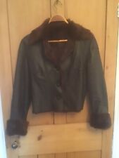 Women leather cropped for sale  LONDON