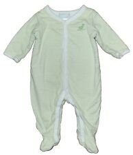0-3 M Janie & Jack Green Strpied & Polka-dot Sweat pea Reversible Sleeper  for sale  Shipping to South Africa