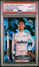 George Russell 2020 Topps Chrome Formula 1 Sapphire #200 PSA 10 Rookie RC F1 comprar usado  Enviando para Brazil