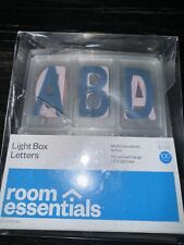 Usado, Room Essentials caja de luz letras para caja de luz LED - Juego de dos cajas segunda mano  Embacar hacia Mexico