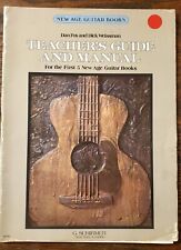 Libros de guitarra de la New Age - Guía y manual del profesor © 1978 - G. Schirmer segunda mano  Embacar hacia Argentina