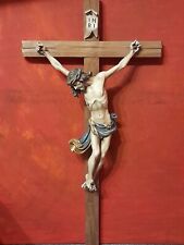 Holzkreuz jesus geschnitzt gebraucht kaufen  Weihmichl