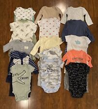 Usado, Lote de roupas para bebês meninos, tamanho 3 meses, 15 roupas, camisas e calças completas comprar usado  Enviando para Brazil