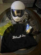 Capacete divisor Biltwell Lane motocicleta brilho branco lente pinlock grande comprar usado  Enviando para Brazil