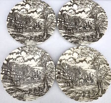 Royal Mail Fine Staffordshire Ironstone Dinner Plates - Set of 4 - 10", used for sale  Shipping to South Africa