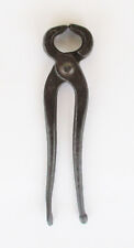 Antique plier pincer cutting nipper iron tool marked 7'' carpentry joinery tool for sale  Shipping to South Africa