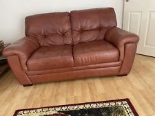 Leather two seater for sale  WOKINGHAM