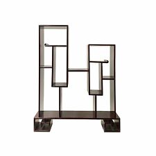 Chinese Brown Mahogany Rectangular Small Curio Display Stand ws1734 for sale  Shipping to South Africa