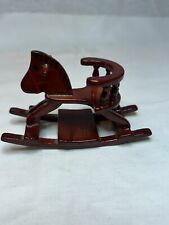 Dollhouse Miniature Wooden Rocking Chair. for sale  Shipping to South Africa