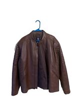 Mens Vintage Biker’s Leather Jacket. Hand Crafted Hide couture Brown Size Medium for sale  Shipping to South Africa