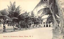 1900's RARO! Street to Governor’s Palace Guam - Ilhas Marianas - Pacífico Sul comprar usado  Enviando para Brazil