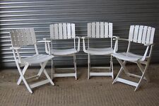 Four white plastic for sale  HITCHIN
