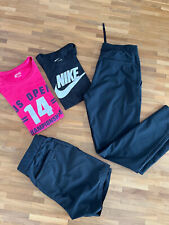 JUEGO DE PANTALONES CORTOS NIKE DRI FIT 4 piezas con manguera 2 camisas talla S/XS TOP segunda mano  Embacar hacia Argentina