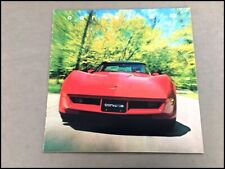 corvette brochure 1982 for sale  Red Wing