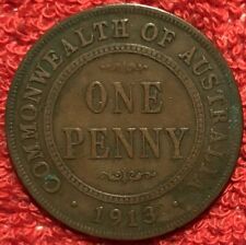 Australia penny 1913 usato  Italia