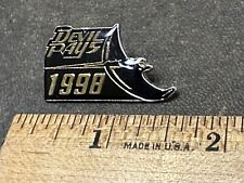 Broche de lapela Tampa Bay Devil Rays 1998 Flórida cores preto e dourado comprar usado  Enviando para Brazil