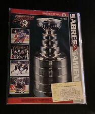 Programa y boleto del juego 4 de las finales de la Copa Stanley 1999 de los Buffalo Sabres segunda mano  Embacar hacia Argentina